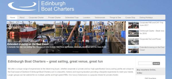 Edinburgh-Boat-Charters-website