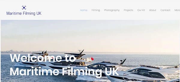 Maritime filming UK website